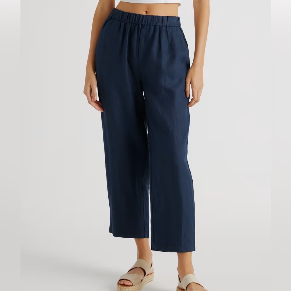 Quince 100% European linen pants